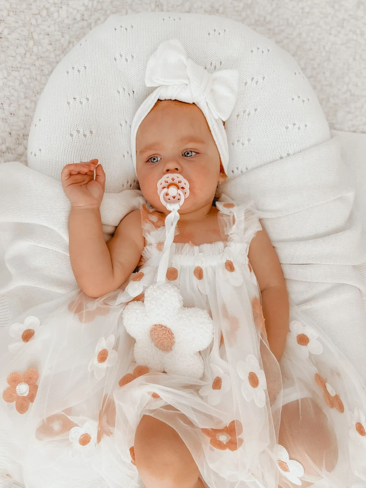 Vestido de tul para bebé Margarita