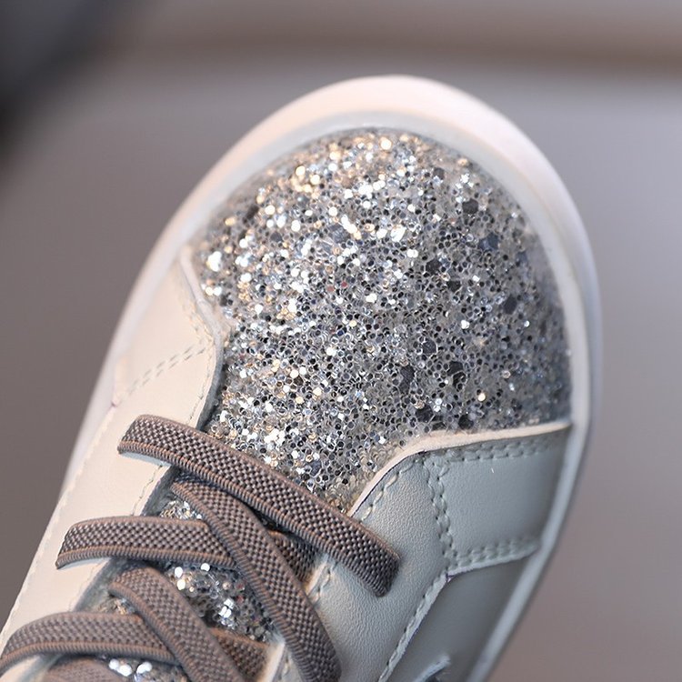 Zapatillas Infantiles Botines Estrellas Glitter