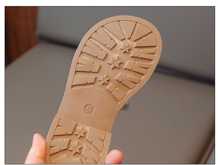 Sandalia Infantil Gladiador Strass