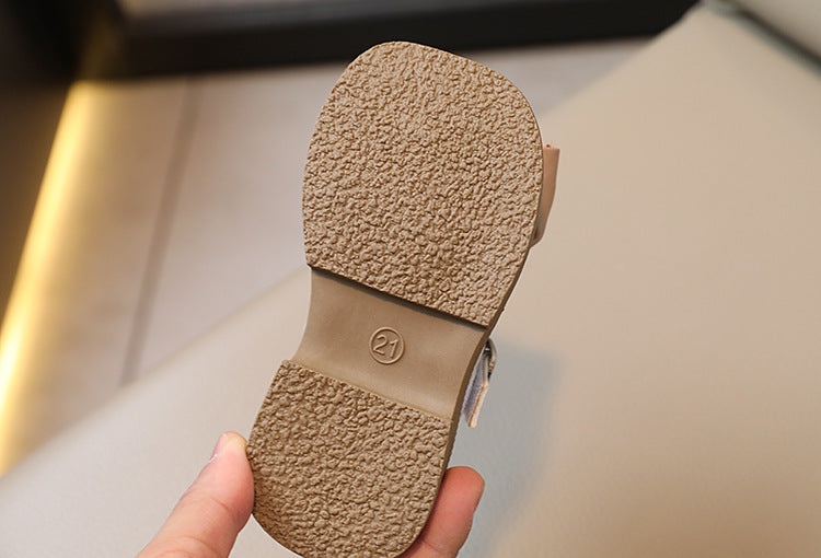 Zapatos Infantiles Mujer Perlas y Lazo