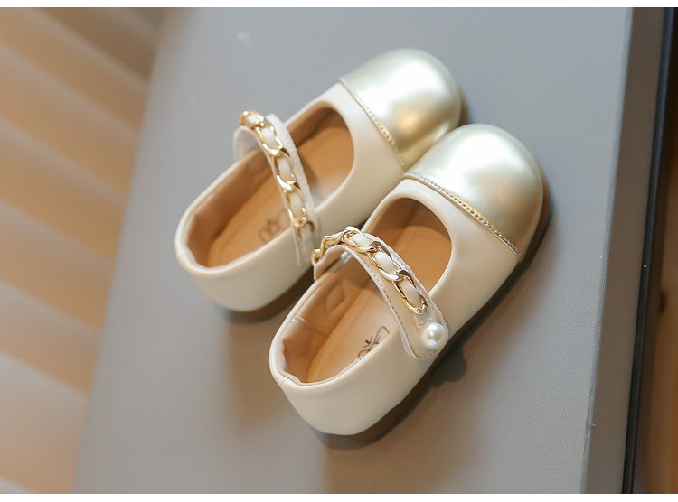 Zapatillas Infantiles Doradas