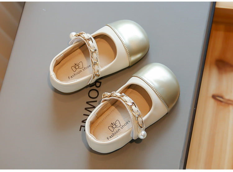 Zapatillas Infantiles Doradas