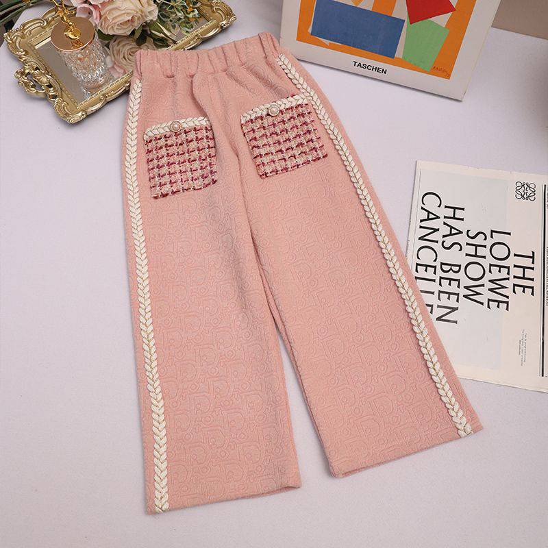 Conjunto Infantil Lazo Rosa