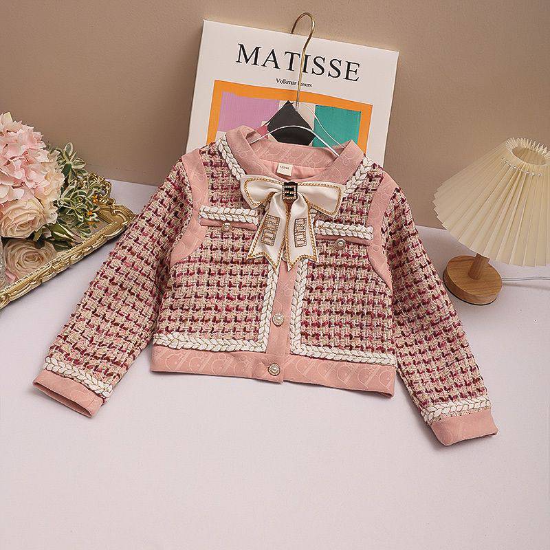 Conjunto Infantil Lazo Rosa