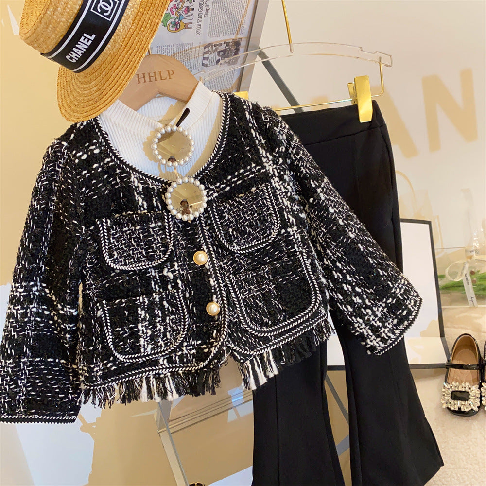 Conjunto infantil Tweed Buttons