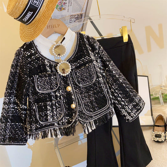 Conjunto infantil Tweed Buttons