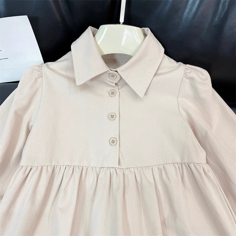 Vestido Infantil + Chaleco Jeans