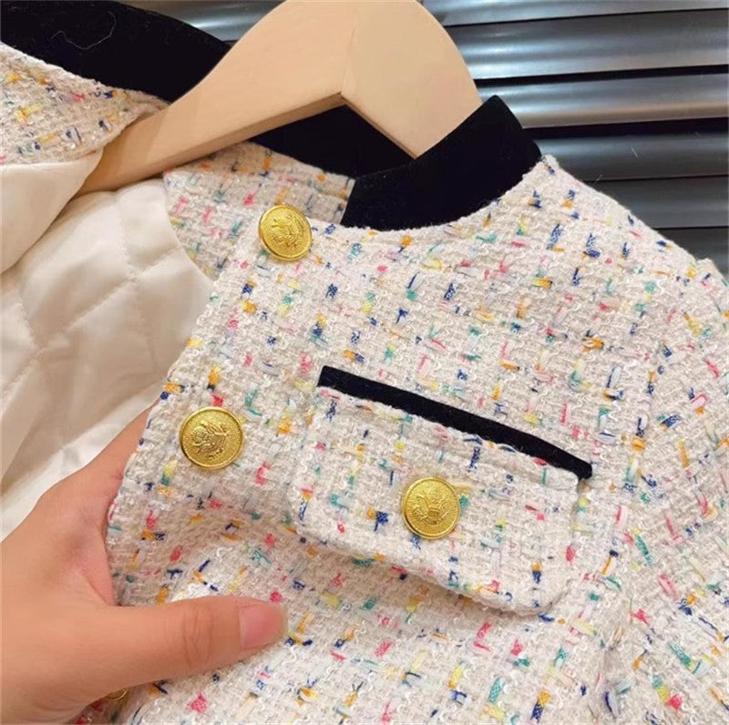 Conjunto Infantil Boutique Tweed Mujer
