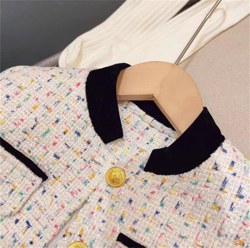 Conjunto Infantil Boutique Tweed Mujer