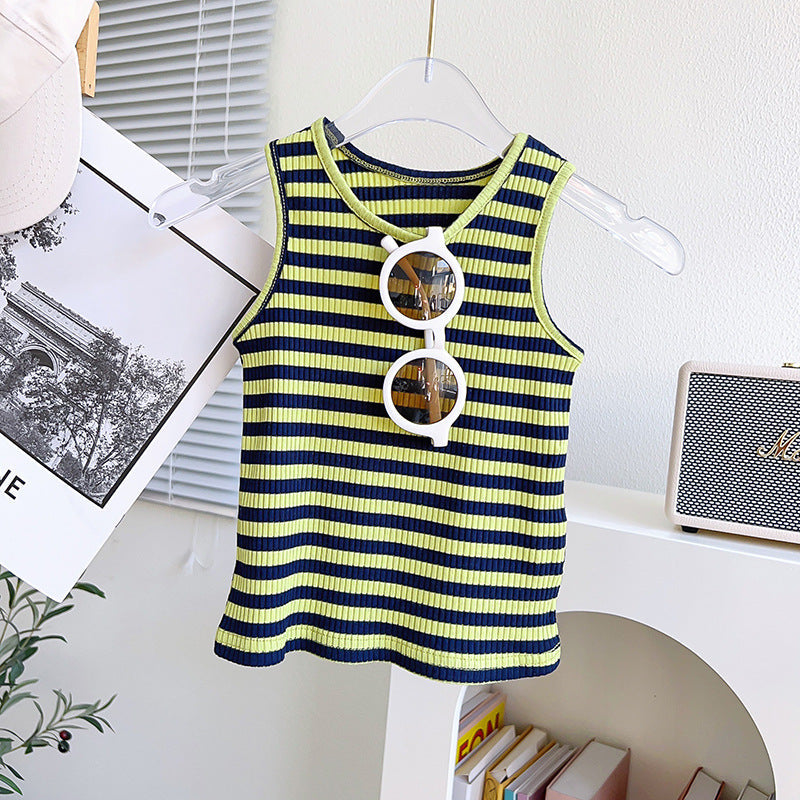 Conjunto Infantil Rayas Verdes