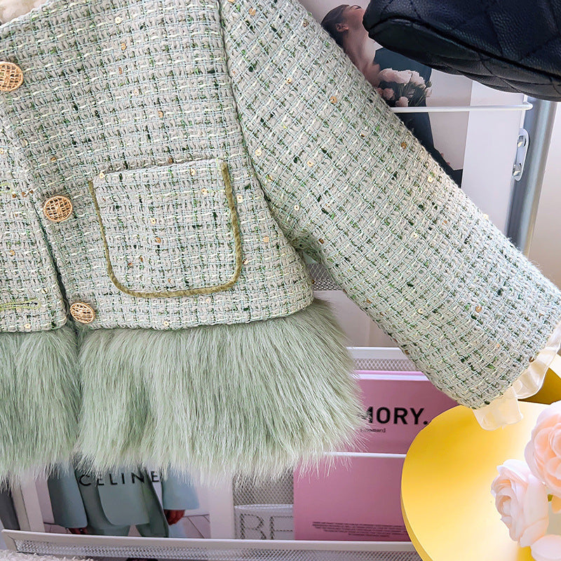 Conjunto Infantil Tweed Pelinhos