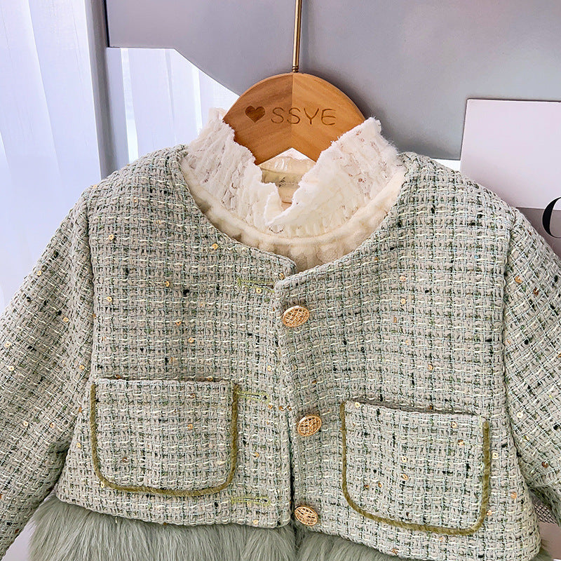 Conjunto Infantil Tweed Pelinhos