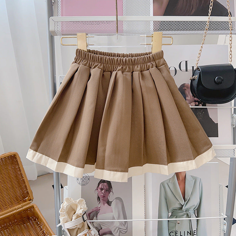 Conjunto Infantil Golinha y Falda Plisada