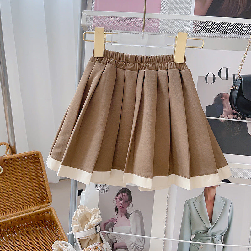 Conjunto Infantil Golinha y Falda Plisada