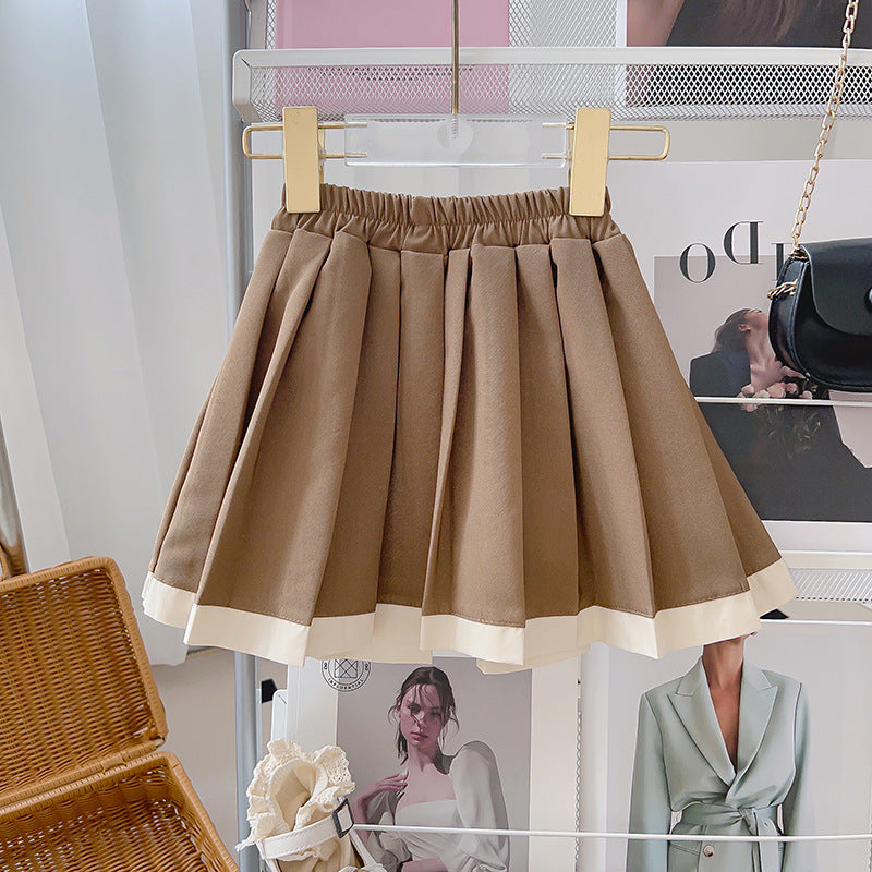 Conjunto Infantil Golinha y Falda Plisada