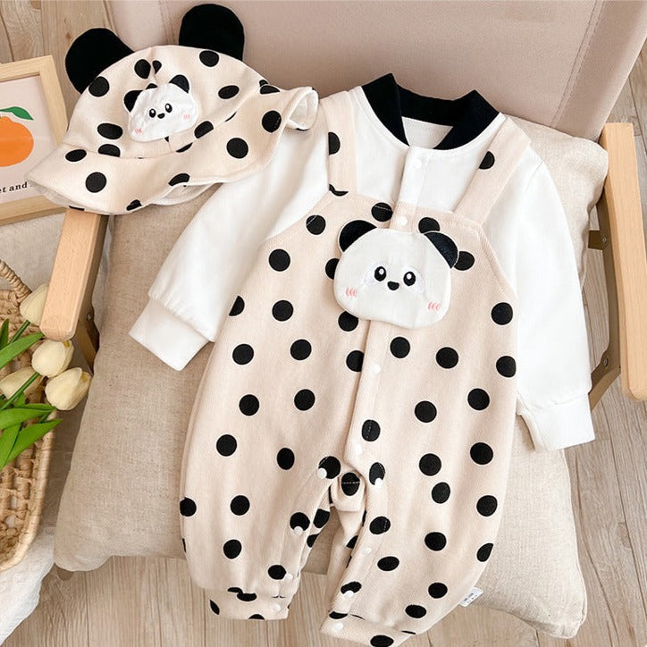 Mono con gorro Pandinha infantil