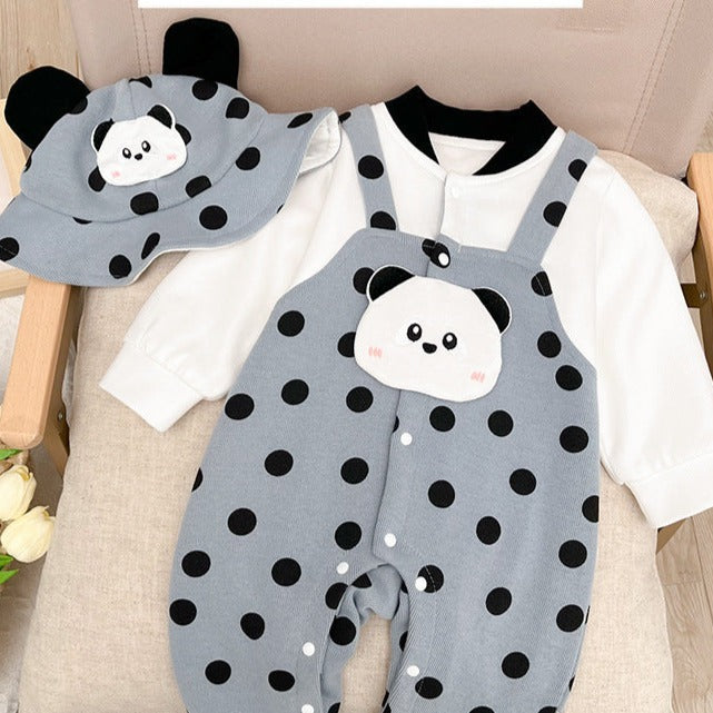 Mono con gorro Pandinha infantil