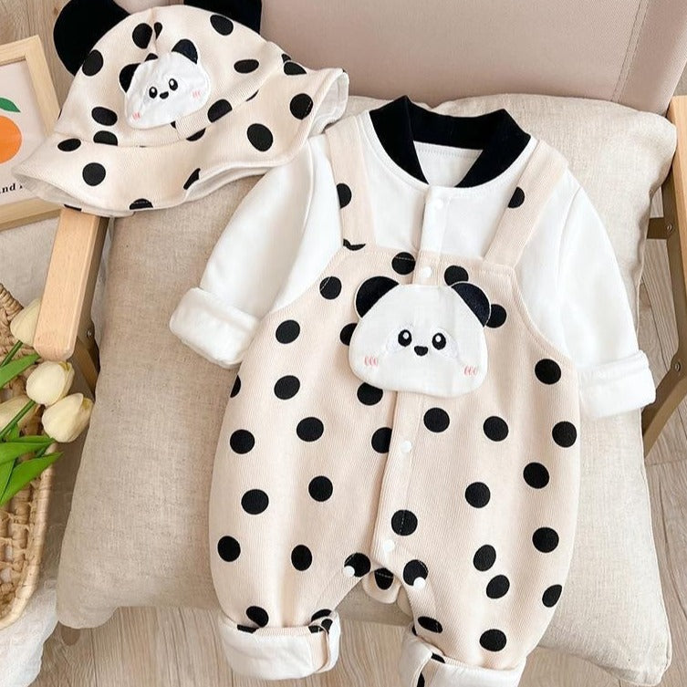 Mono con gorro Pandinha infantil