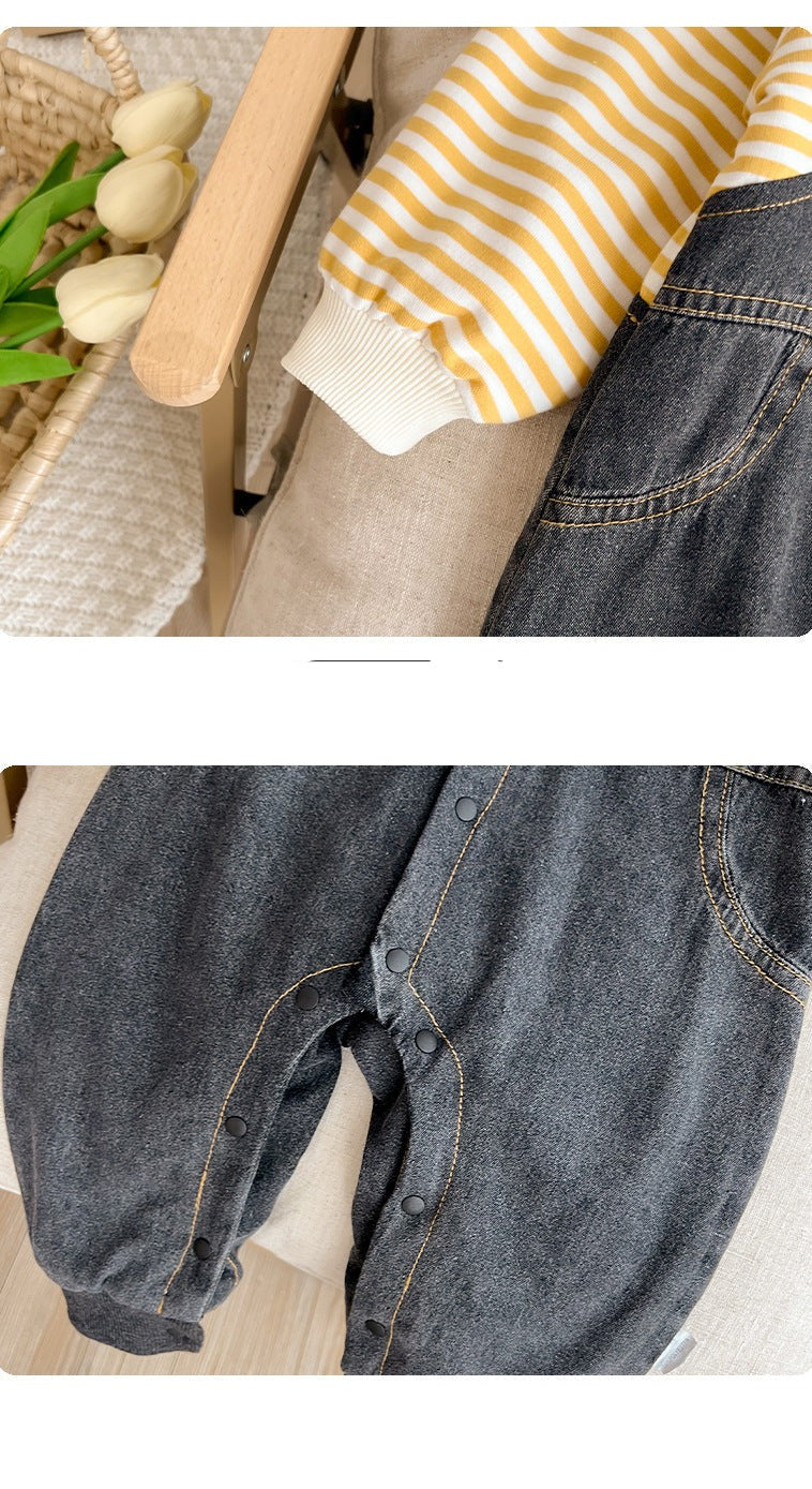 Mono Infantil Cachorro Rayas