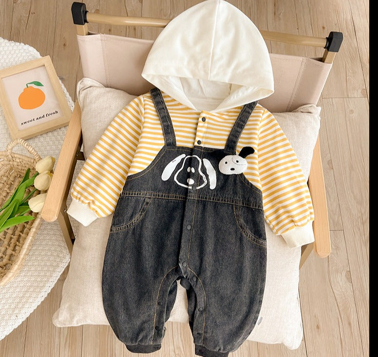 Mono Infantil Cachorro Rayas