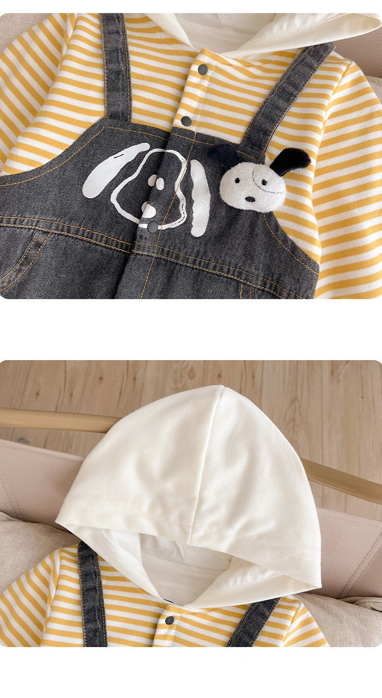 Mono Infantil Cachorro Rayas