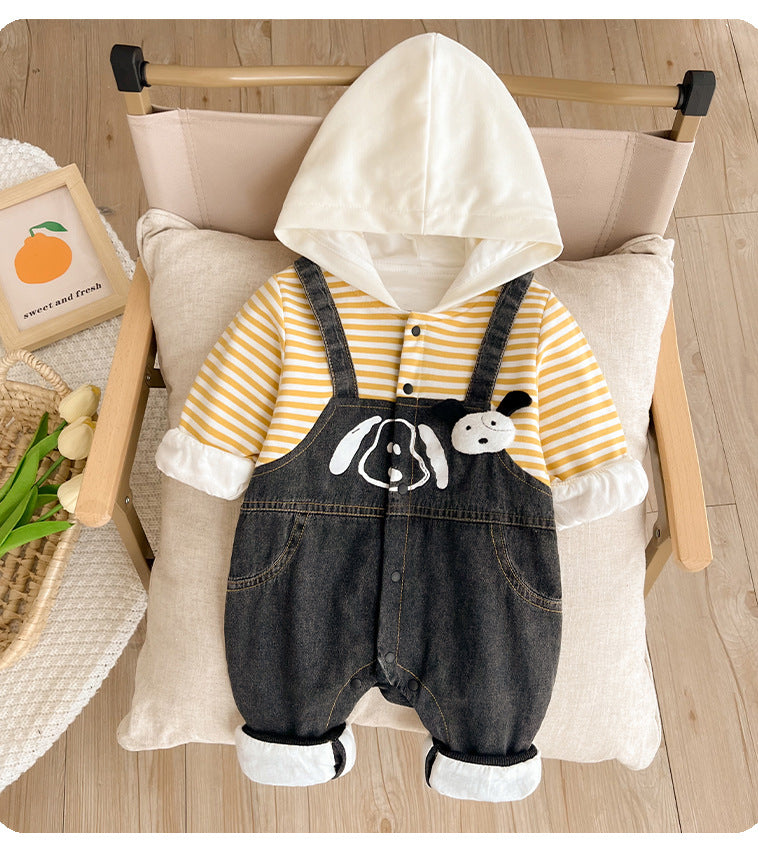 Mono Infantil Cachorro Rayas