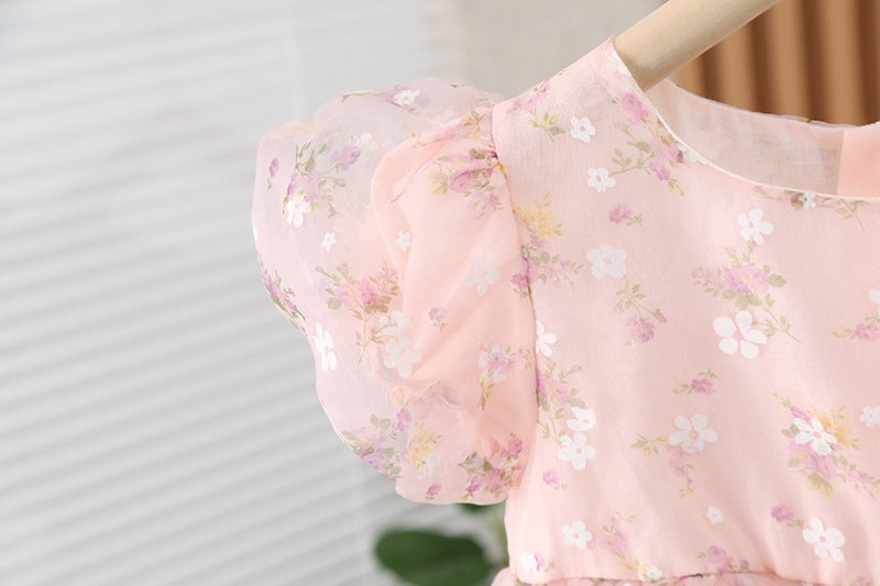 Vestido Infantil Florecitas