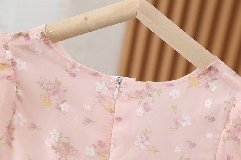 Vestido Infantil Florecitas