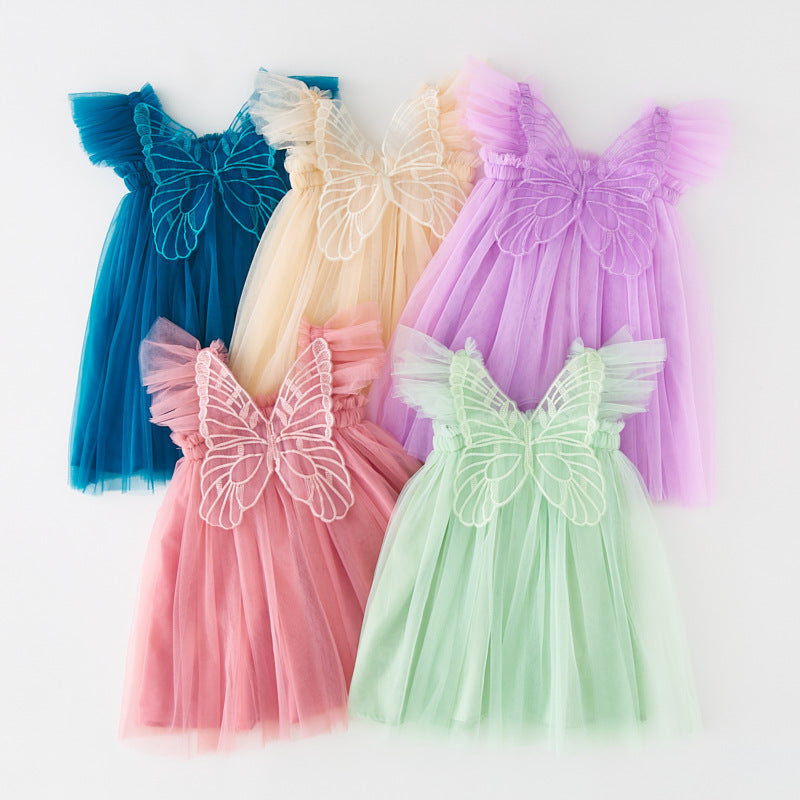 Vestido Infantil Asinha De Tul