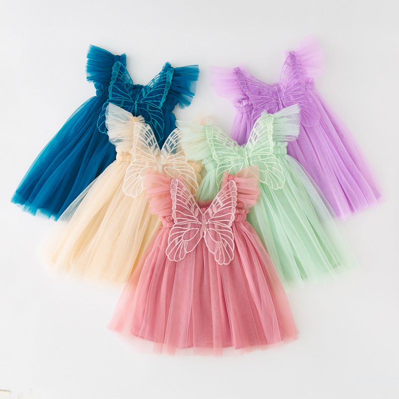 Vestido Infantil Asinha De Tul