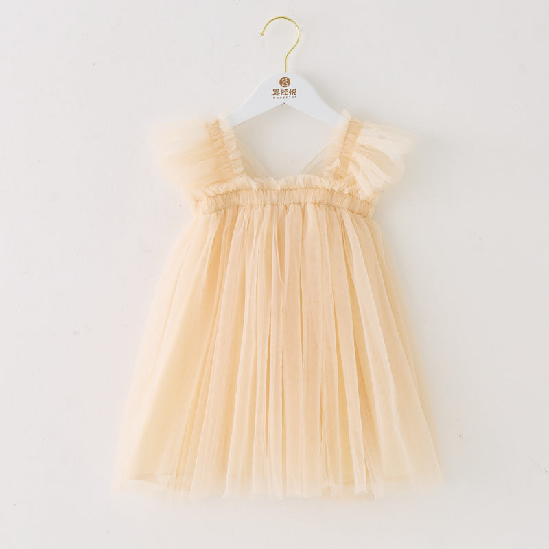Vestido Infantil Asinha De Tul