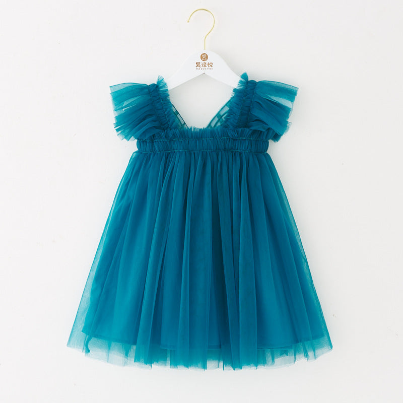 Vestido Infantil Asinha De Tul