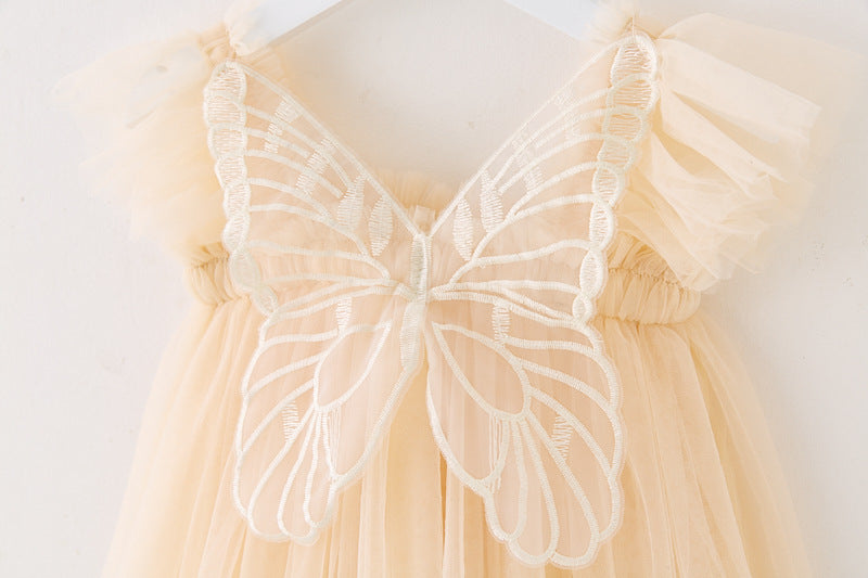 Vestido Infantil Asinha De Tul