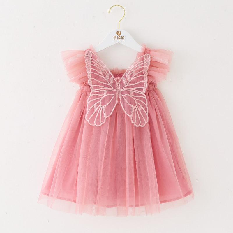 Vestido Infantil Asinha De Tul