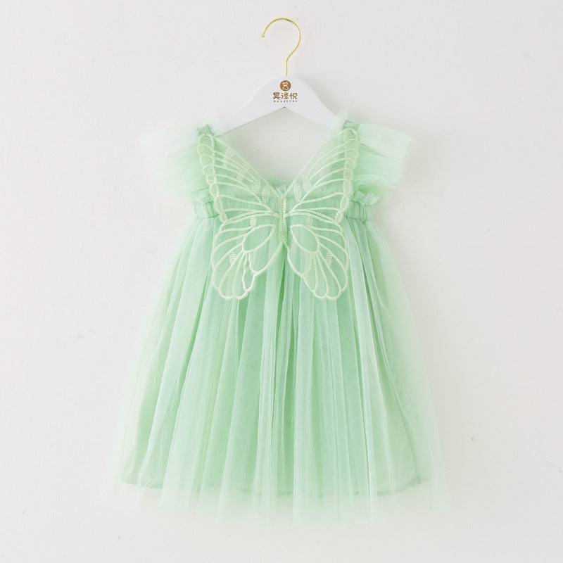 Vestido Infantil Asinha De Tul