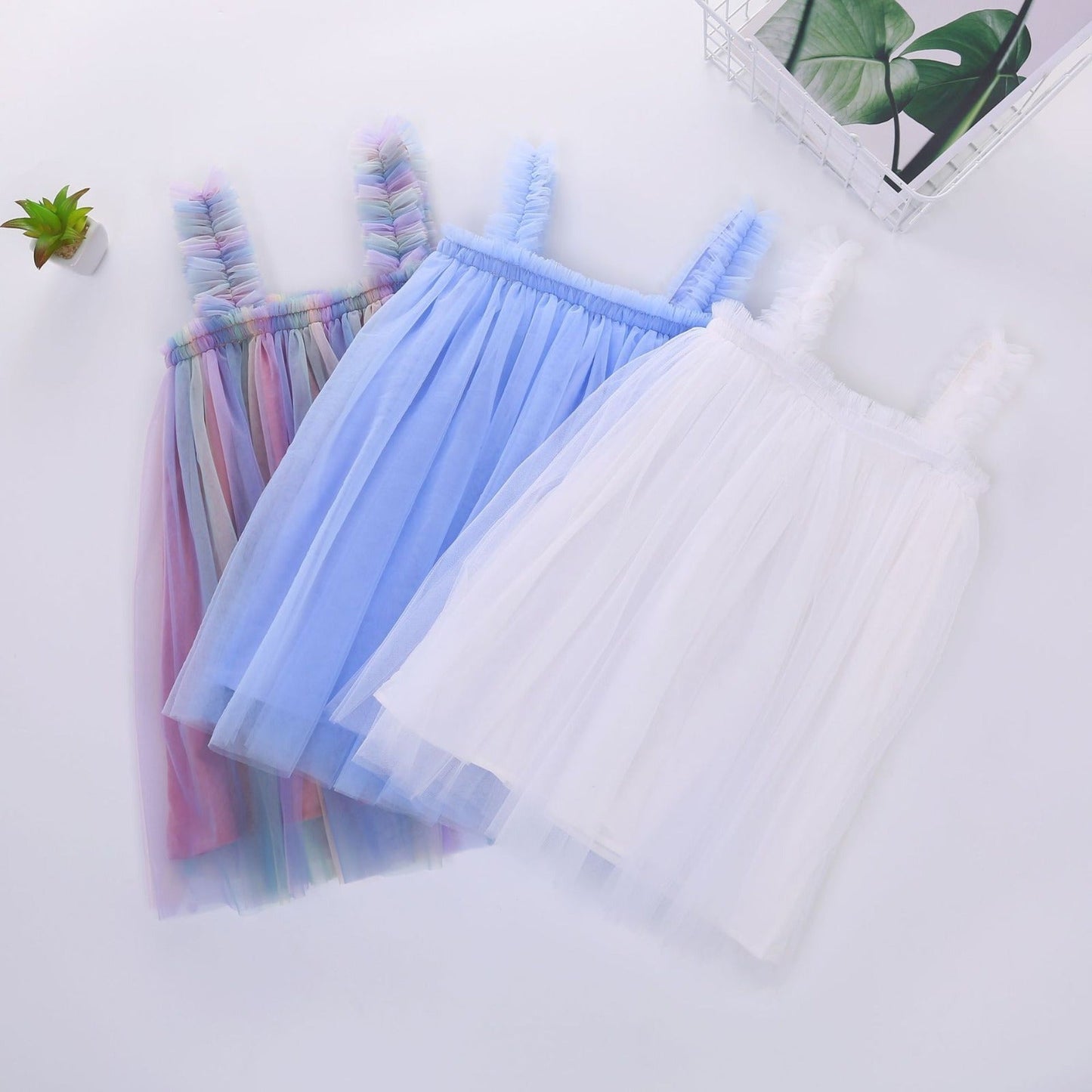 Vestido Infantil Asinha De Tul