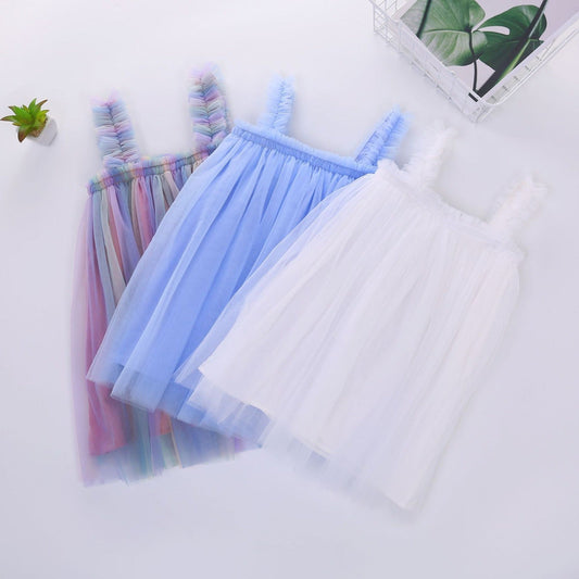 Vestido Infantil Asinha De Tul
