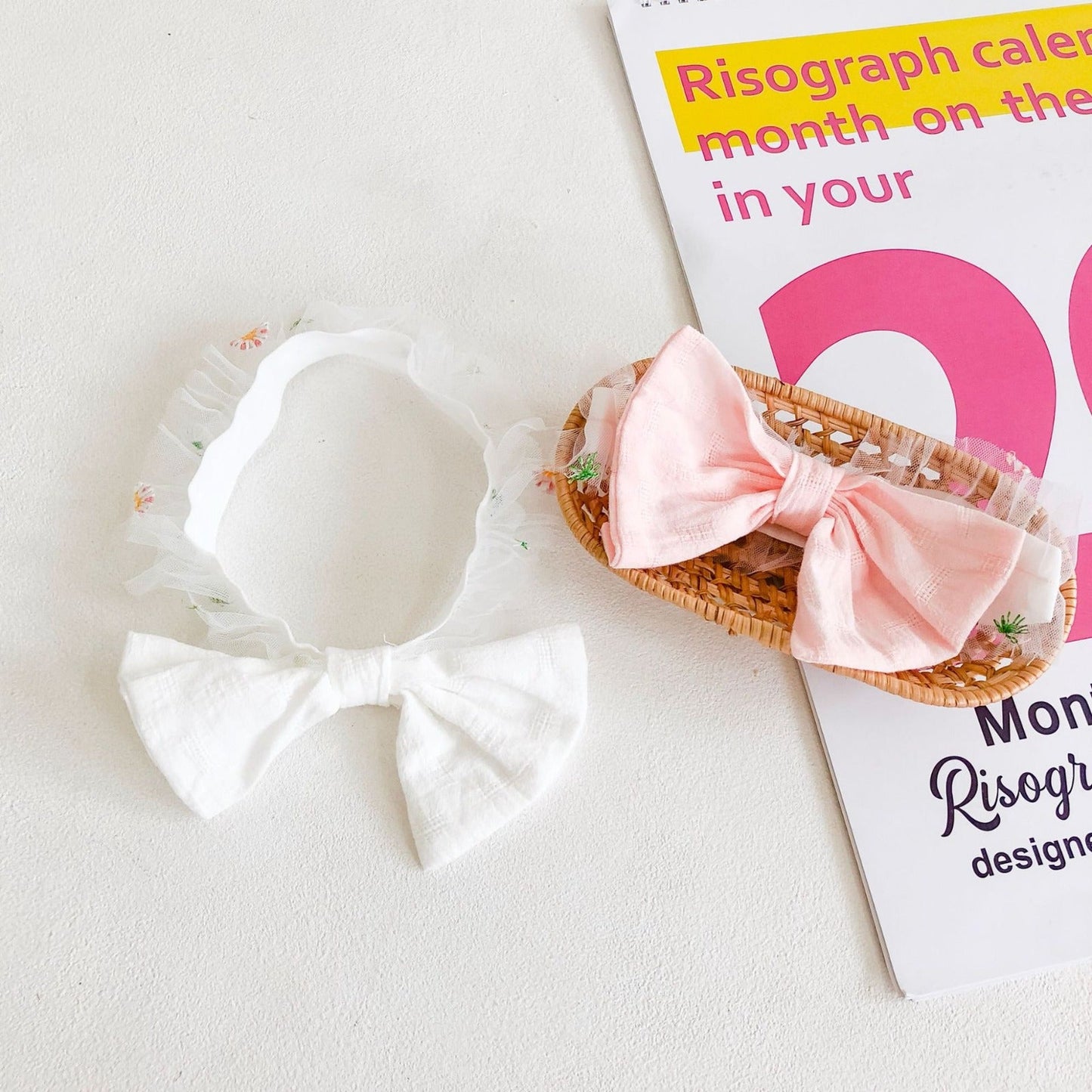 Body Infantil Tul Floral + Lazo