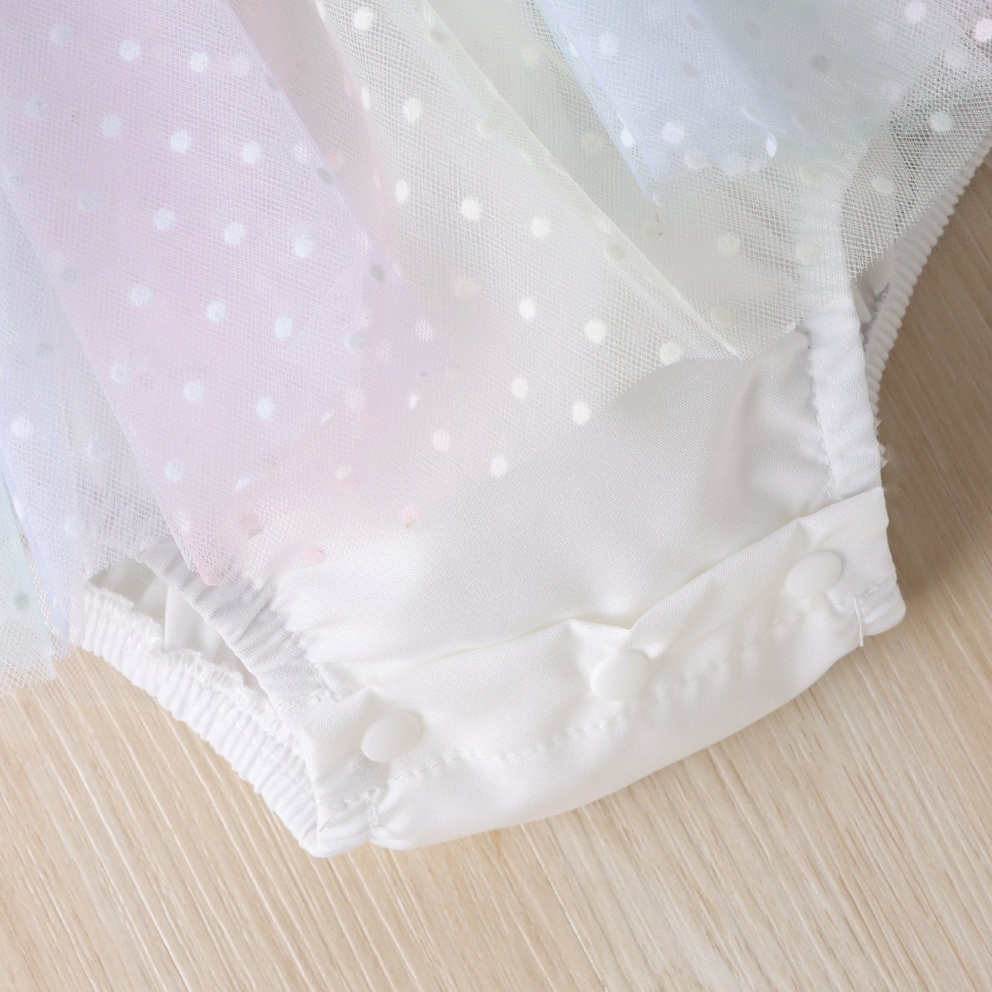 Body Infantil Tul Poá