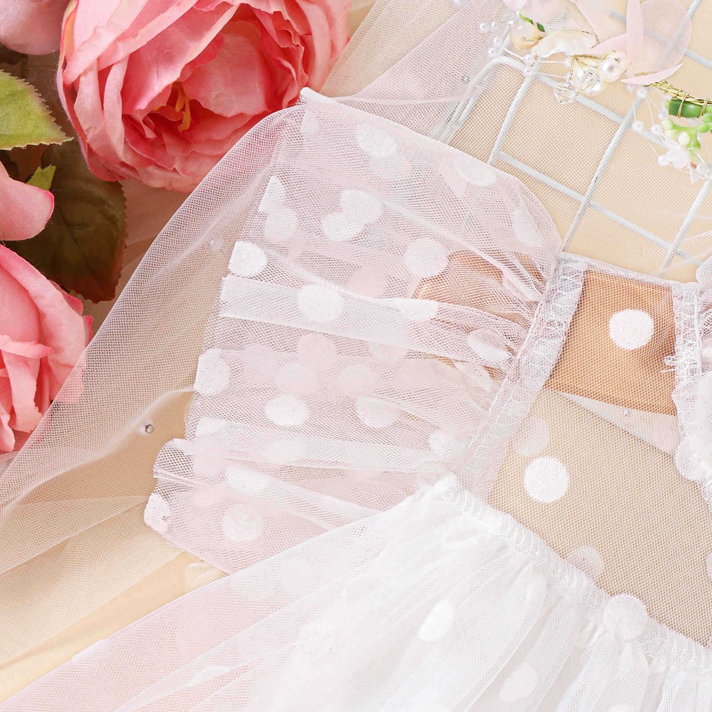 Vestido Infantil Poá Babadinhos y Tul