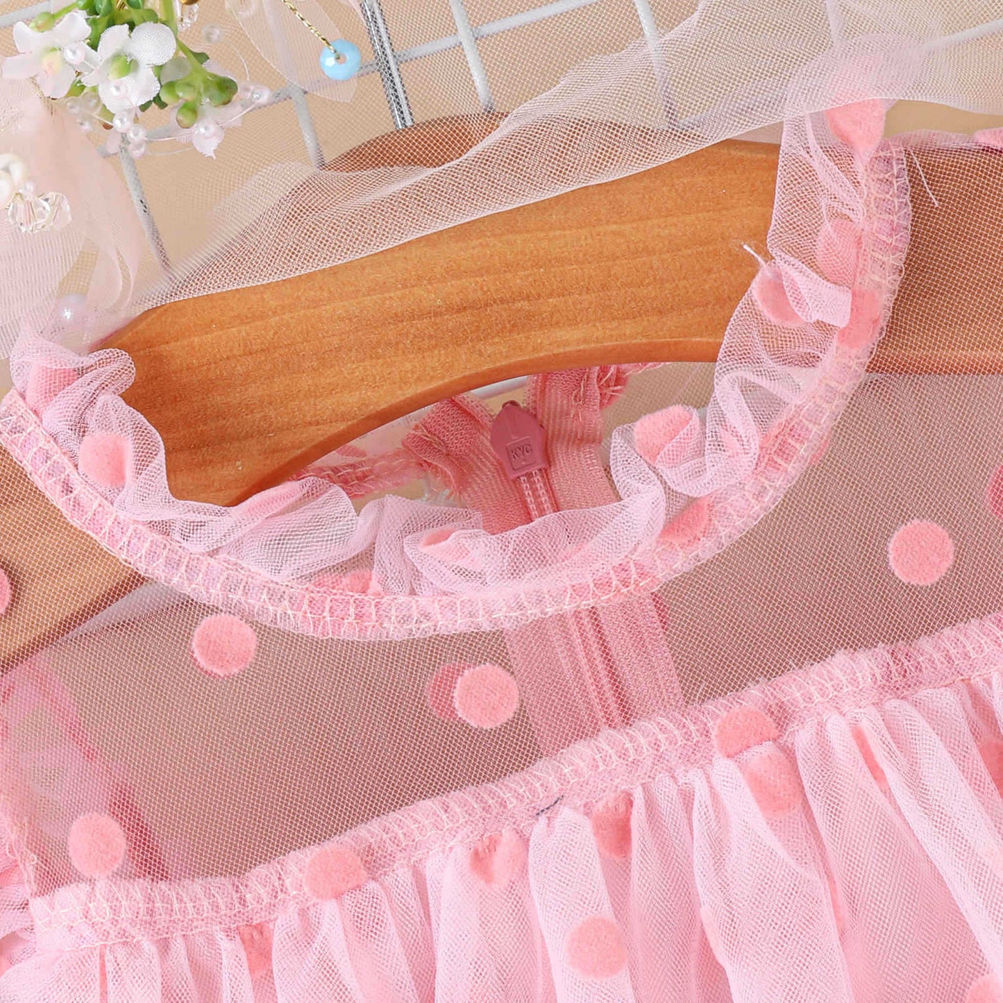 Vestido Infantil Poá Babadinhos y Tul