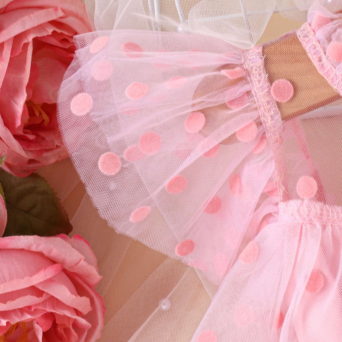 Vestido Infantil Poá Babadinhos y Tul