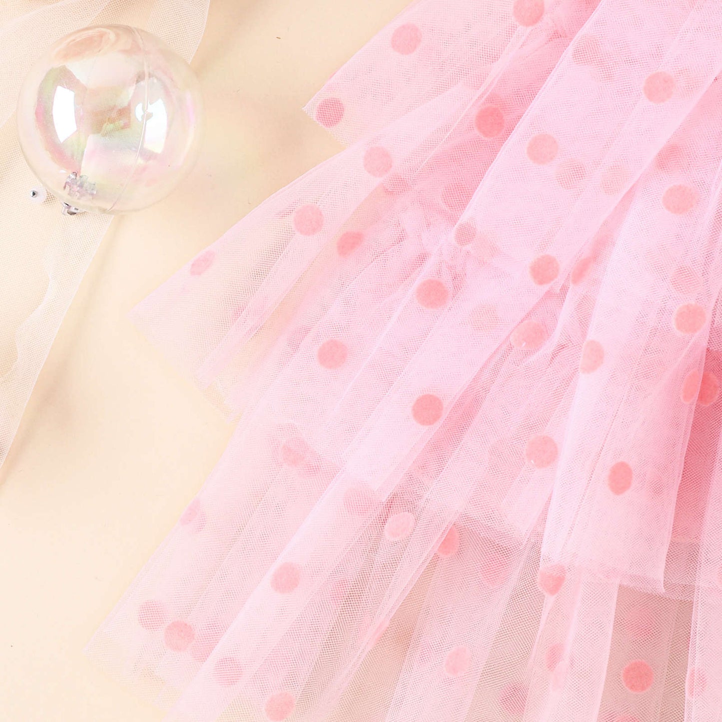 Vestido Infantil Poá Babadinhos y Tul