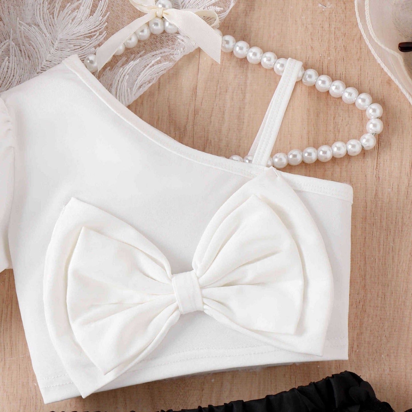 Conjunto de lazo de mariposa infantil