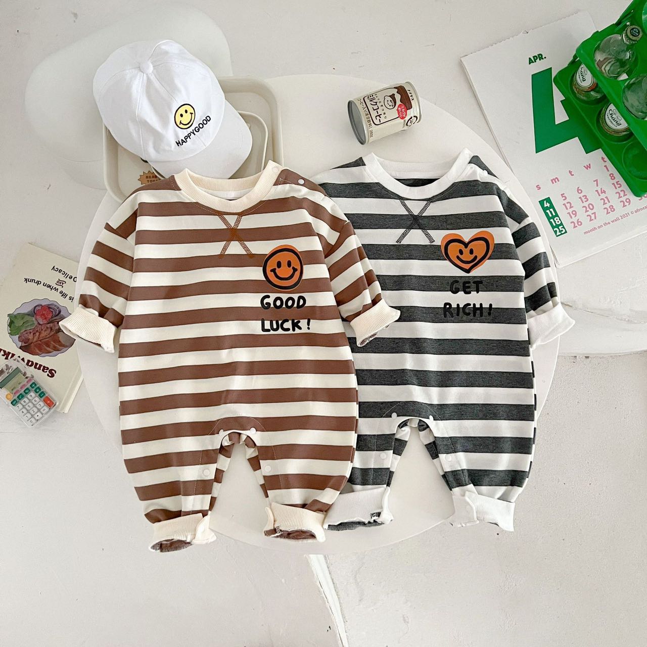 Mono infantil Smiley Stripes