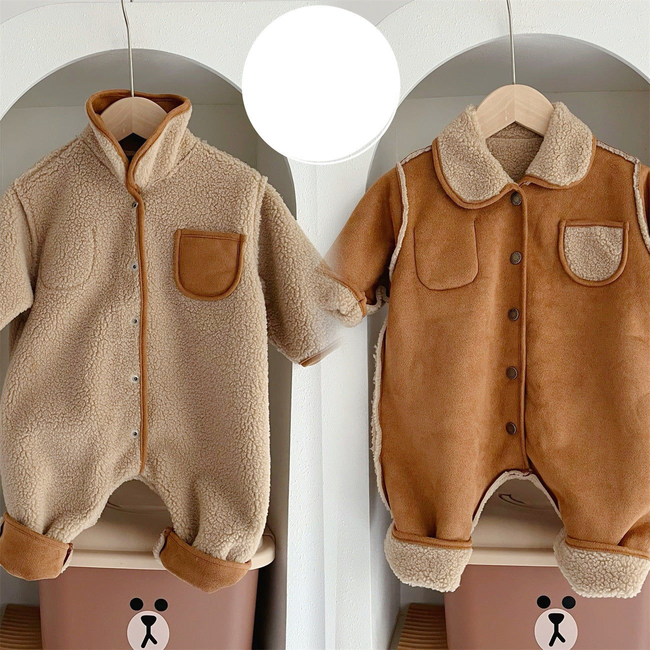 Mono Infantil Peludo Bolsinho