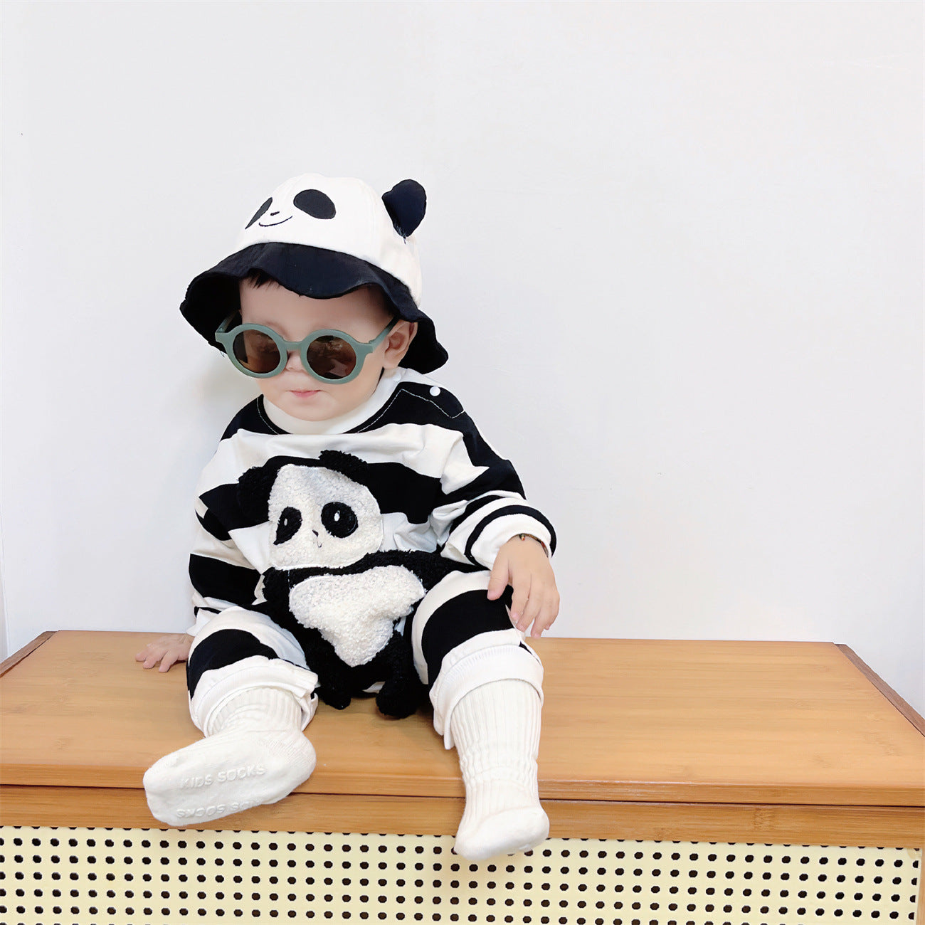 Mono infantil Pandinha + Gorro