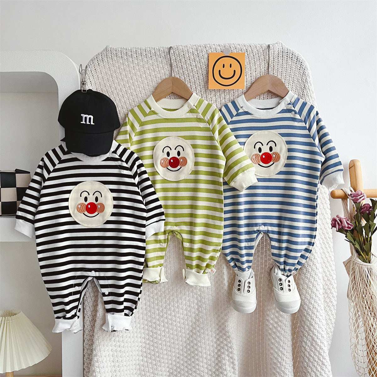 Mono Infantil Rayas Payaso