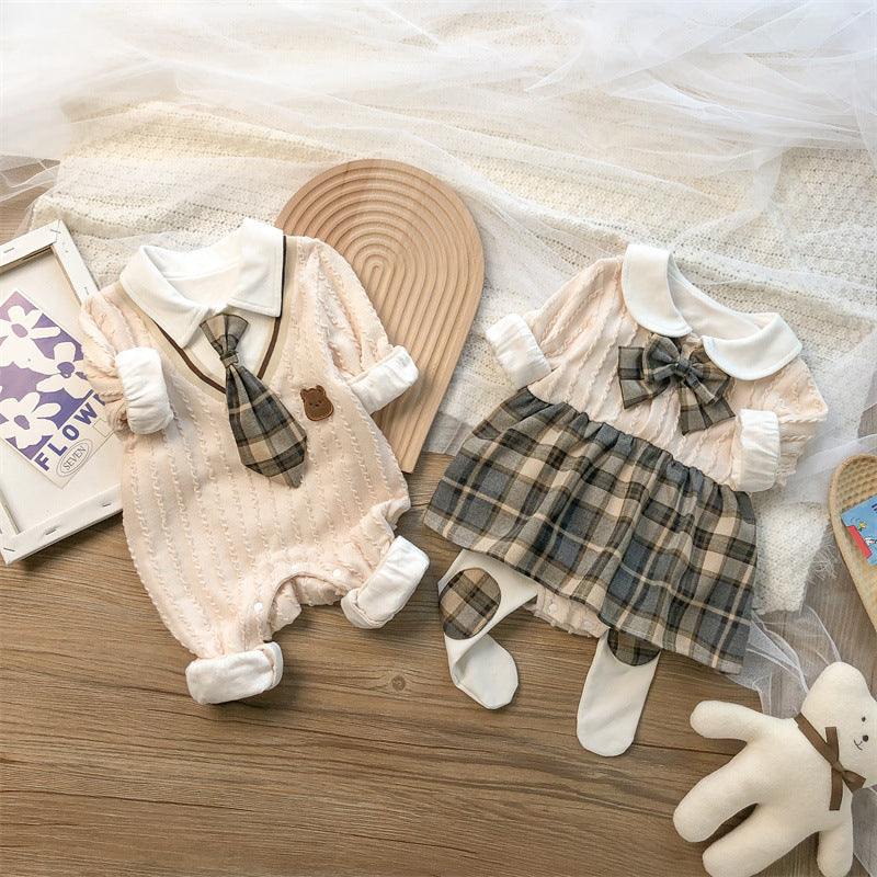 Conjunto Infantil Cuadros Golinha