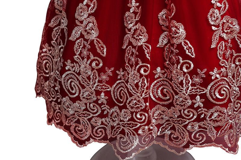 Vestido de fiesta infantil de lujo